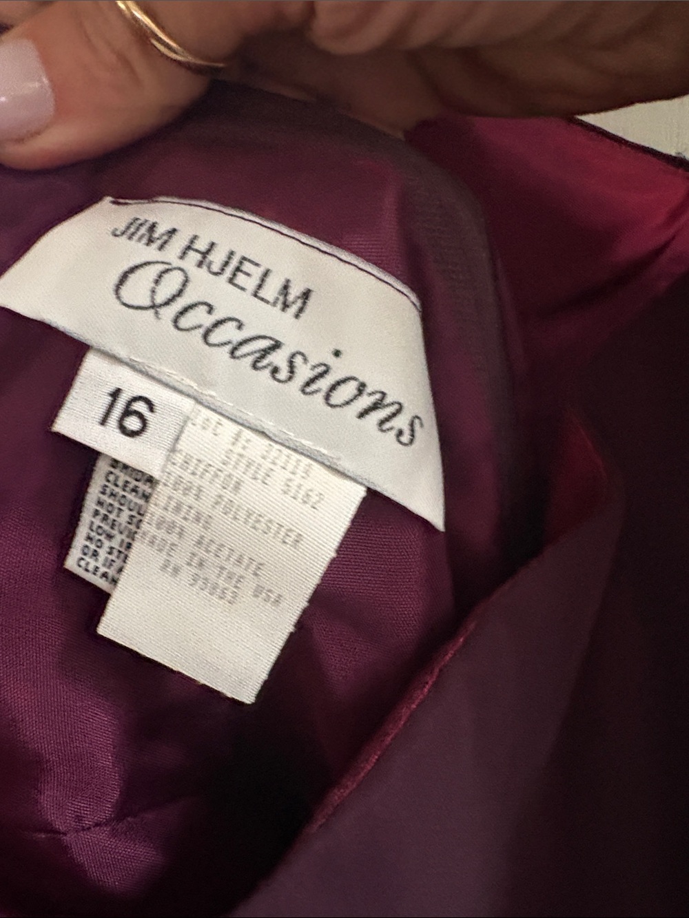 Women's Purple Layered Spaghetti-Strap Evening Dress - Picture 2 of 5